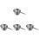 4Pcs Silver Measuring Cups with Scale Design for Baking Use 2