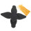 200Pcs Black Paper Graduation Candy Boxes Multi-Function Gift Cases 3