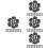 160 Sets D Ring Luggage Buckle D-Ring Iron Rivet 6