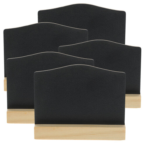 20Pcs Double-Sided Wood Chalkboard Table Tags for Wedding and Home Use 1