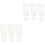 30Pcs Durable Plastic Canvas Sheets White Mesh Grid DIY Craft Material 5