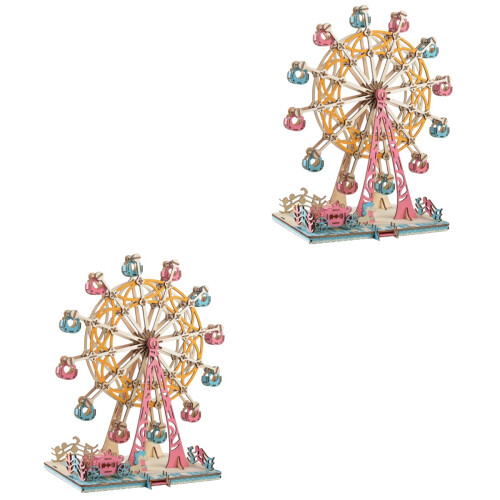 2St DIY 3D Puzzels Kleurrijk Voor Creatief 2