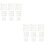 30Pcs Durable Plastic Canvas Sheets White Mesh Grid DIY Craft Material 8