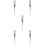 5 Pcs Bbq Fork Temperature Display Thermometer Digital Cooking Meat 6