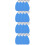 16Pcs Blue Practical Saxophone Cleaning Cloth Kit with Suede Material 8