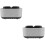 2Pcs Battery Powered Grey Ashtray Air Purifier Dual Function for Home 8