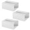 9Pcs Portable White Plastic Tissue Holder Wall Mounted Kitchen Supply 1
