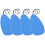 16Pcs Blue Practical Saxophone Cleaning Cloth Kit with Suede Material 2