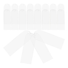 100Pcs Transparent Acrylic Bookmarks Creative DIY Reading Page Markers