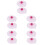 10Pcs Pink Silicone Mug Lids Leakproof Multipurpose Cup Covers 5