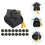 200Pcs Black Paper Graduation Candy Boxes Multi-Function Gift Cases 4