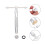 4Pcs Reusable Metal Incense Stick Maker DIY Convenient Home Tool 7