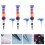 9Pcs Golfs Nail Pin Plastic Tees for Accurate 10