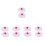 10Pcs Pink Silicone Mug Lids Leakproof Multipurpose Cup Covers 4