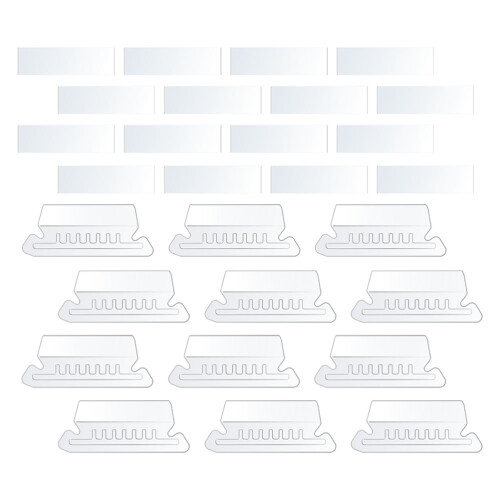 2 Pieces Boxes File Cabinet Folder Tabs Label Holder 1