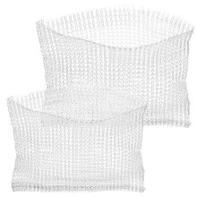 2Pcs Durable Metal Mesh Root Protectors White Plant Root Guard Basket