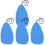 16Pcs Blue Practical Saxophone Cleaning Cloth Kit with Suede Material 3