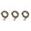 3Pièces Bracelet 108 Perles Café Bijou Et 4