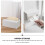 9Pcs Portable White Plastic Tissue Holder Wall Mounted Kitchen Supply 6