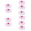 10Pcs Pink Silicone Mug Lids Leakproof Multipurpose Cup Covers 9
