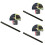 3Pcs Blackboard Sticker Roll Black PVC Removable Chalkboard Sheets 5