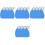 16Pcs Blue Practical Saxophone Cleaning Cloth Kit with Suede Material 4