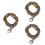 3Pièces Bracelet 108 Perles Café Bijou Et 6
