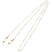 2pcs Pearl Eyeglass Holder Necklace Miss Washcloth