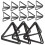 150Pcs Black Triangle Paper Clips for Photos and Notes Display 2