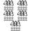 150Pcs Black Triangle Paper Clips for Photos and Notes Display 8