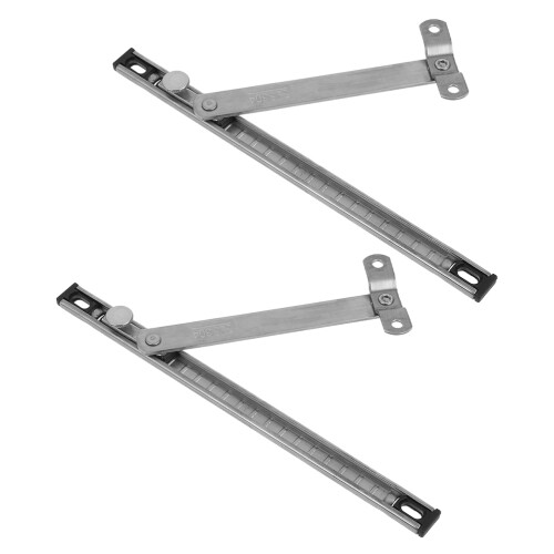 8Pcs Adjustable Steel Patio Door and Window Security Lock Bar Silver 1