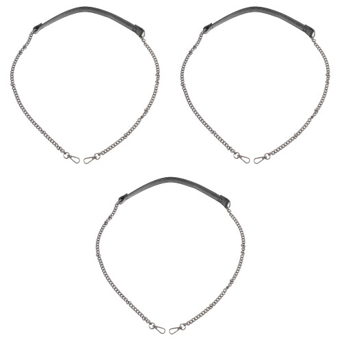 3 Pcs Premium Bag Strap Durable Purse Strap Modern Bag Chain 2