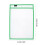 36Pcs Reusable Dry Erase Pockets Clear Both Sides Assorted Colors PVC 2