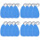 16Pcs Blue Practical Saxophone Cleaning Cloth Kit with Suede Material 6