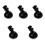 5Pcs Black Plastic Dash Cam Suction Cup Mount Holder for Car Camera 5