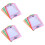36Pcs Reusable Dry Erase Pockets Clear Both Sides Assorted Colors PVC 7