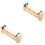 2Pièces Cadre Bois Kaki Ajustable Pour De Bracelets 3