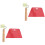 4Pcs Seam Flat Wheel Wallpaper Construction Tool Durable for Home DIY 3