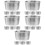 20Pcs Silver Multipurpose Sauce Cups for Home Steak Dipping and Snacks 7