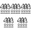 150Pcs Black Triangle Paper Clips for Photos and Notes Display 5