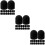 90Pcs Black Stylus Pen Tips Replacement for Touchscreens 9
