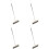 4Pcs Telescoping Soft Broom for Floor Cleaning Home Office Silver 7