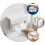 9Pcs Portable White Plastic Tissue Holder Wall Mounted Kitchen Supply 5