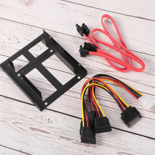 1Pc 2.5 Inch 2.5 Turn Double Disk Ssd Cable With Screwdriver 1