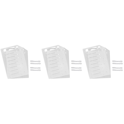 3 Sets Transparent 3.5-Inch Multi-Layer Hard Disk Rack (8 Layer) 2