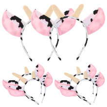 24Pcs Kids Plush Animal Ear Headbands Cozy Hairwear for Party Cosplay