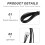 Plug and Play 3D Printer Motor Extension Cable Black 6-Pin Wire 7