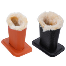 6Pcs Compact Eyeglasses Storage Stand with Plush Interior for Desk Use