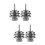 4Pcs Guitar Strap Metal Locks Silver Alloy Anti-Off Button Accessories 9