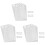 3 Sets Transparent 3.5-Inch Multi-Layer Hard Disk Rack (8 Layer) 5